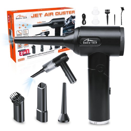 MEDIA-TECH BEZPRZEWODOWA DMUCHAWA 2W1 JET AIR DUSTER MT6538 - 2770828