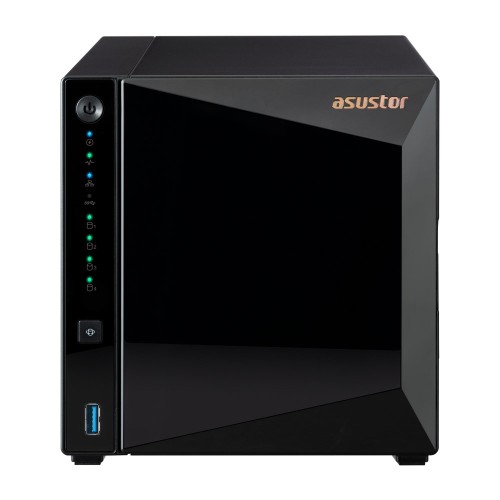 NAS Asustor AS3304T v2; Tower; 4x (3.5" SATA HDD/ 2.5" SSD); Realtek RTD1619B, 2GB DDR4, 1x 2.5GbE, 3x USB 3.2 - 2762227