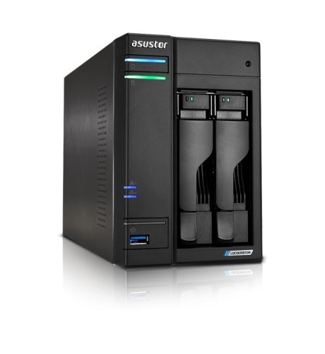 NAS Asustor AS6702T; Tower; 2x (3.5" SATA HDD/ 2.5" SSD); Intel Celeron N510; 4GB DDR4 SODIMM (max. 16GB), 2x 2.5Gb, 4x M.2 2280 NVMe PCIe 3.0, 2x USB 3.2 Gen, 1x HDMI 2.0b - 2770928