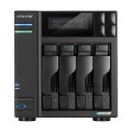 NAS Asustor AS6704T; Tower; 4x (3.5" SATA HDD/ 2.5" SSD); Intel Celeron N5105; 4GB DDR4 SODIMM (max. 16GB), 2x 2.5GbE, 4x M.2 2280 NVMe PCIe 3.0, 2x USB 3.2 Gen, 1x HDMI 2.0b, 1x optional 10 GbE card - 2770929
