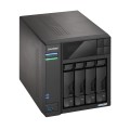 NAS Asustor AS6704T; Tower; 4x (3.5" SATA HDD/ 2.5" SSD); Intel Celeron N5105; 4GB DDR4 SODIMM (max. 16GB), 2x 2.5GbE, 4x M.2 2280 NVMe PCIe 3.0, 2x USB 3.2 Gen, 1x HDMI 2.0b, 1x optional 10 GbE card - 2770931