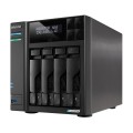NAS Asustor AS6704T; Tower; 4x (3.5" SATA HDD/ 2.5" SSD); Intel Celeron N5105; 4GB DDR4 SODIMM (max. 16GB), 2x 2.5GbE, 4x M.2 2280 NVMe PCIe 3.0, 2x USB 3.2 Gen, 1x HDMI 2.0b, 1x optional 10 GbE card - 2770933