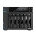 NAS Asustor AS6706T; Tower; 6x (3.5" SATA HDD/ 2.5" SSD); Intel Celeron N5105; 8GB DDR4 SODIMM (max. 16GB), 2x 2.5GbE, 4x M.2 2280 NVMe PCIe 3.0, 2x USB 3.2 Gen, 1x HDMI 2.0b, 1x optional 10 GbE card - 2770944