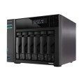 NAS Asustor AS6706T; Tower; 6x (3.5" SATA HDD/ 2.5" SSD); Intel Celeron N5105; 8GB DDR4 SODIMM (max. 16GB), 2x 2.5GbE, 4x M.2 2280 NVMe PCIe 3.0, 2x USB 3.2 Gen, 1x HDMI 2.0b, 1x optional 10 GbE card - 2770947