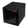 NAS Asustor AS5404T; Tower; 4x (3.5" SATA HDD/ 2.5" SSD); Intel Celeron N5105; 4GB DDR4 SODIMM (max. 16GB), 2x 2.5GbE  4x M.2 2280 NVMe PCIe 3.0, 3x USB 3.2 Gen, 1x HDMI 2.0b - 2770967
