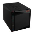 NAS Asustor AS5404T; Tower; 4x (3.5" SATA HDD/ 2.5" SSD); Intel Celeron N5105; 4GB DDR4 SODIMM (max. 16GB), 2x 2.5GbE  4x M.2 2280 NVMe PCIe 3.0, 3x USB 3.2 Gen, 1x HDMI 2.0b - 2770966