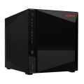 NAS Asustor AS5404T; Tower; 4x (3.5" SATA HDD/ 2.5" SSD); Intel Celeron N5105; 4GB DDR4 SODIMM (max. 16GB), 2x 2.5GbE  4x M.2 2280 NVMe PCIe 3.0, 3x USB 3.2 Gen, 1x HDMI 2.0b - 2770965