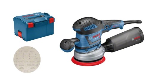 Bosch GEX 40-150 PROFESSIONAL Szlifierka tarczowa 12000 RPM 24000 OPM Czarny, Niebieski, Szary, Czerwony 400 W - 2771008