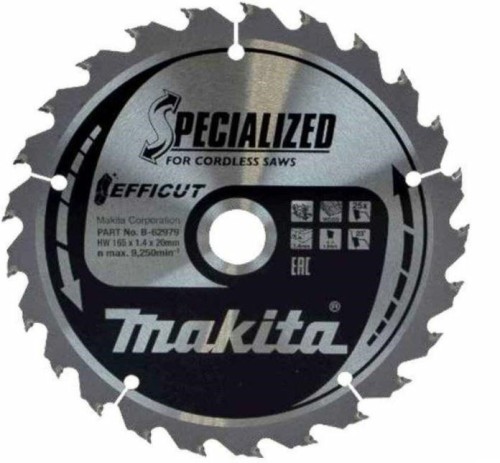 Makita piła tarczowa 165x20x24z zestaw 5 sztuk - 2771071