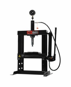AWTOOLS Prasa hydrauliczna z manometrem 10T