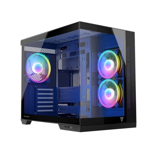 MODECOM OBUDOWA VOLCANO PANORAMA APEX ARGB 3F MIDI BLACK (WYPRZEDAŻ) - 2747663