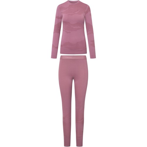 Bielizna damska VIKING Gasher Lady Set Merino roz. S różowa - 2771262