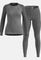 Komplet bielizny damskiej Odlo Set ACTIVE WARM ECO Special Set roz. M Szary - 2771319