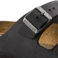 Klapki damskie Birkenstock Arizona Leather Oiled - black rozmiar: 38 - 2747716