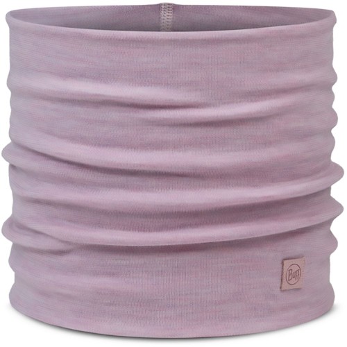 Bandana BUFF MERINO HEAVYWEIGHT NECK WARMER SOLID LILAC SAND - 2771361