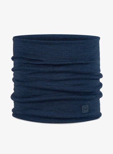 Bandana BUFF MERINO HEAVYWEIGHT NECK WARMER SOLID NIGHT BLUE - 2762905
