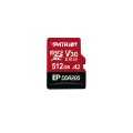 Patriot EP DDR200 Micro SDXC 512GB 160/120 MB/s U3 - 2771564