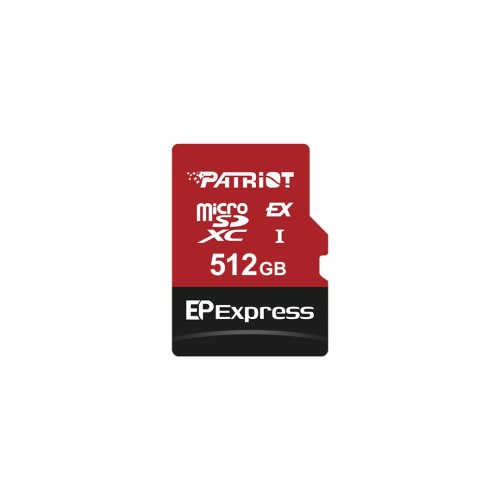 Patriot EP Micro SDXC Express 512GB 800/600 MB/s U3 - 2771574