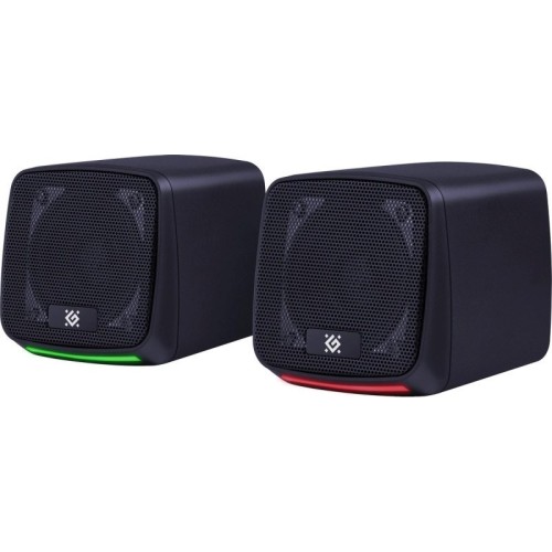 DEFENDER GŁOŚNIKI PC J3 2.0 6W LED USB CZARNE 65963 - 2763501