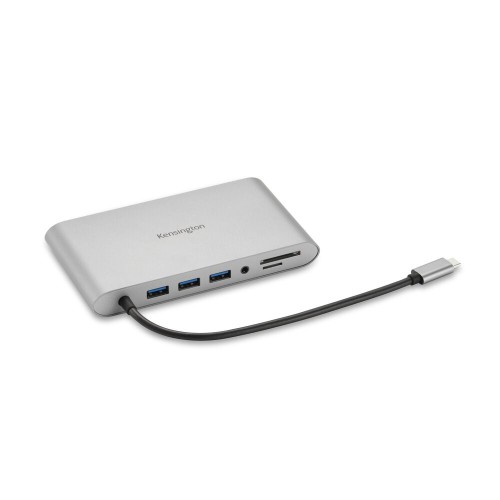 Kensington Przenośna stacja dokująca UH1440P, USB-C, 5 Gb/s, podwójne wideo, nie wymaga sterowników, zasilanie - 2763557