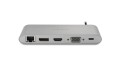 Kensington Przenośna stacja dokująca UH1440P, USB-C, 5 Gb/s, podwójne wideo, nie wymaga sterowników, zasilanie - 2763559