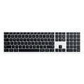 Satechi Slim X3 - klawiatura z układem numerycznym Bluetooth do czterech urządzeń USB-C US International (silver) - 2748661