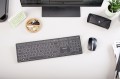 CHERRY KW 9100 SLIM klawiatura Uniwersalne RF Wireless + Bluetooth QWERTZ Swiss Czarny - 2763634
