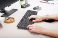 CHERRY KW 9100 SLIM klawiatura Uniwersalne RF Wireless + Bluetooth QWERTZ Swiss Czarny - 2763640