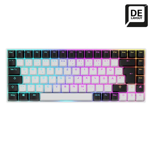 Sharkoon SKILLER SGK50 S3 klawiatura Gaming USB QWERTZ Niemiecki Biały - 2763731