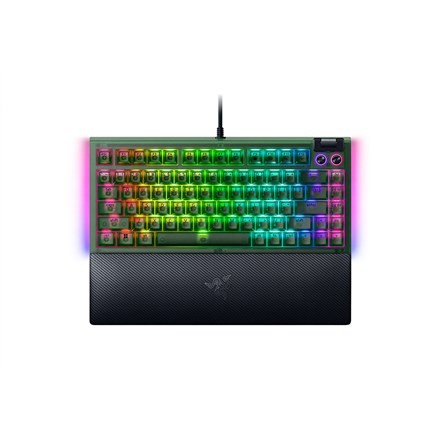 Razer BlackWidow V4 75% | Mechaniczna klawiatura do gier | Przewodowe | Edycja Phantom Green | Przełączniki mechaniczne Razer (dotykowe) - 2763738