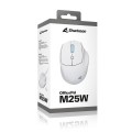 Mysz optyczna OFFICEPAL M25W WHITE/WIRELESS OPTICAL MOUSE 4.000 DPI - 2763849