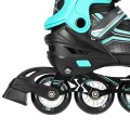 Łyżworolki NILS Extreme NH18190 2w1 czarno-niebieskie rozm. S (29-33) z wymienną płozą hokejową - 2750475