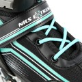 Łyżworolki NILS Extreme NH18190 2w1 czarno-niebieskie rozm. S (29-33) z wymienną płozą hokejową - 2750474