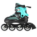 Łyżworolki NILS Extreme NH18190 2w1 czarno-niebieskie rozm. S (29-33) z wymienną płozą hokejową - 2750471