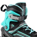 Łyżworolki NILS Extreme NH18190 2w1 czarno-niebieskie rozm. S (29-33) z wymienną płozą hokejową - 2750472