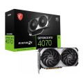 Karta VGA MSI GeForce RTX 4070 VENTUS 2X E1 12G OC 12GB GDDR6 192bit HDMI+3DP PCIe4.0 - 2287366