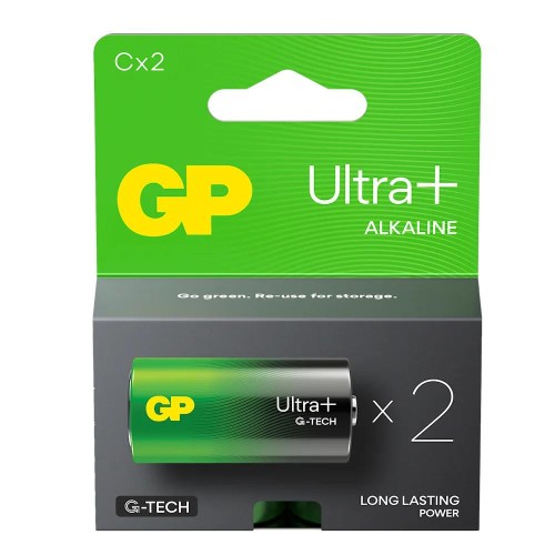 Bateria alkaliczna C/LR14 GPReCyko Ultra+ alkaline G-TECH - 2 sztuki - 2266823