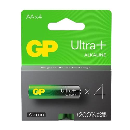 Bateria alkaliczna AA/LR6 GP ReCyko Ultra+ Alkaline G-TECH - 4 sztuki - 2266821