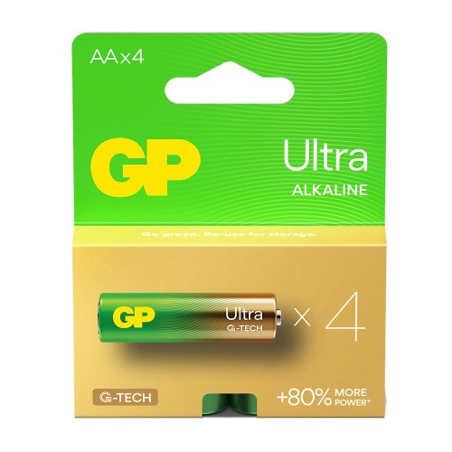 Bateria alkaliczna AA / LR6 GP Ultra Alkaline G-TECH - 4 sztuki - 1875911