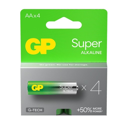 Bateria alkaliczna AA / LR6 GP Super Alkaline G-TECH - 4 sztuki - 1875905