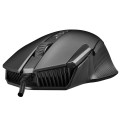 Mysz przewodowa Rampage SMX-G39 Comfort gamingowa, programowalna 12800 DPI RGB, czarna - 2737946