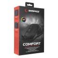 Mysz przewodowa Rampage SMX-G39 Comfort gamingowa, programowalna 12800 DPI RGB, czarna - 2737948