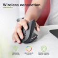Mysz bezprzewodowa Techly 2.4GHz RF USB pionowa 1600dpi optyczna - 2273582