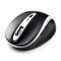 Mysz bezprzewodowa Perixx PERIMICE-721 optyczna 1600dpi 2.4 GHz, czarno-biała, silent, cicha, bezklikowa - 2045780