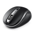 Mysz bezprzewodowa Perixx PERIMICE-721 optyczna 1600dpi 2.4 GHz, czarna, silent, cicha, bezklikowa - 2045770