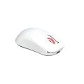 Mysz bezprzewodowa Monka PRIME optyczna 26000dpi 2.4 GHz + Bluetooth biała AKUMULATOR 6 przycisków gaming PixArt PAW3395 Kailh - 2737813