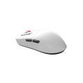 Mysz bezprzewodowa Monka PRIME optyczna 26000dpi 2.4 GHz + Bluetooth biała AKUMULATOR 6 przycisków gaming PixArt PAW3395 Kailh - 2737815