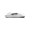 Mysz bezprzewodowa Monka PRIME optyczna 26000dpi 2.4 GHz + Bluetooth biała AKUMULATOR 6 przycisków gaming PixArt PAW3395 Kailh - 2737816