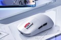 Mysz bezprzewodowa Monka PRIME optyczna 26000dpi 2.4 GHz + Bluetooth biała AKUMULATOR 6 przycisków gaming PixArt PAW3395 Kailh - 2737825