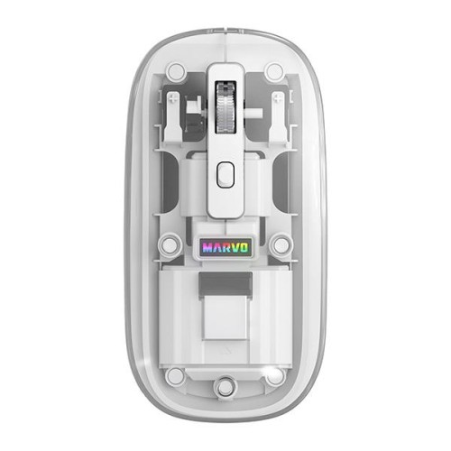 Mysz bezprzewodowa Marvo Prism B10 WH Bluetooth + 2,4 GHz - 2398270